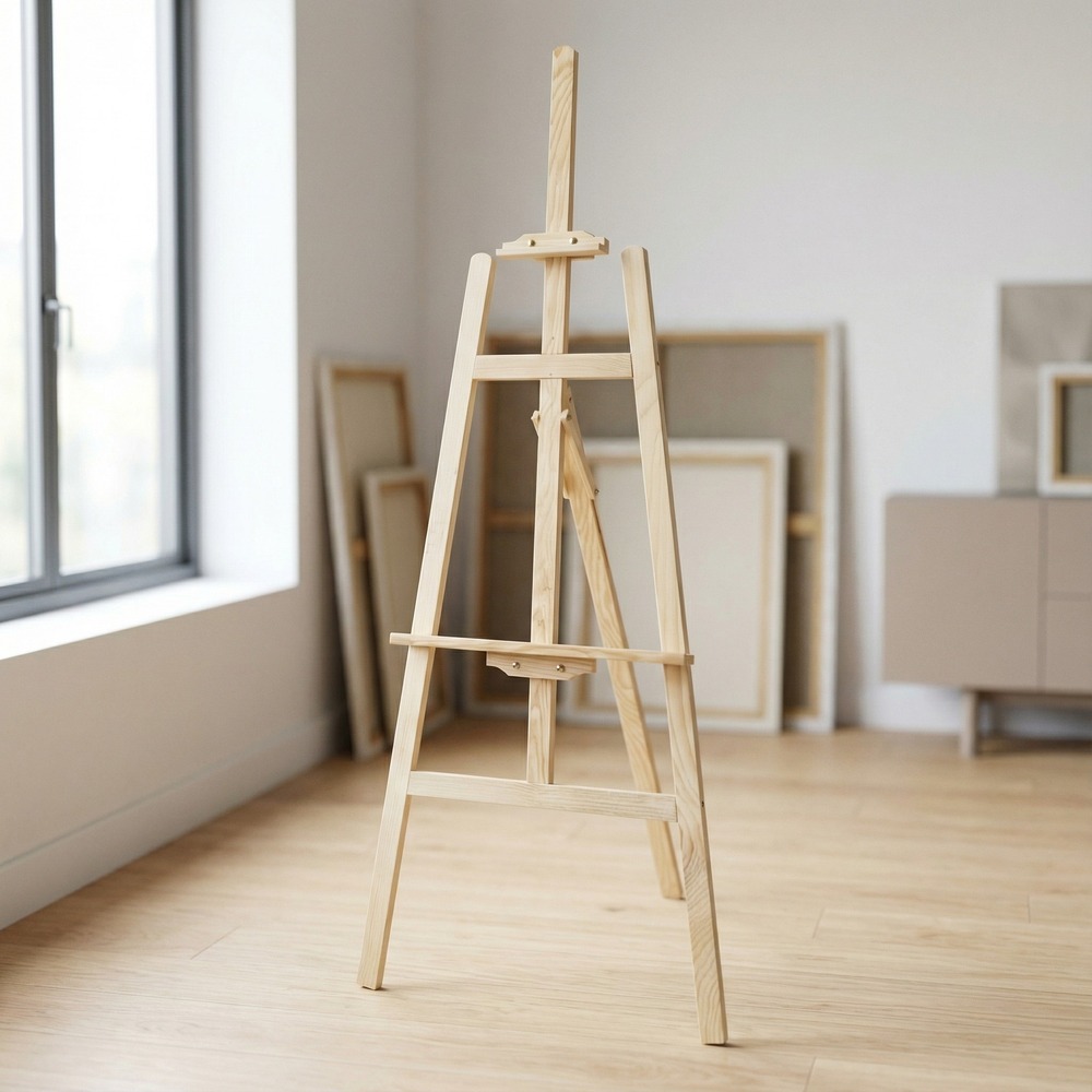Træ Staffeli Natur - 1 stk (150 x 50 cm) - Temashop