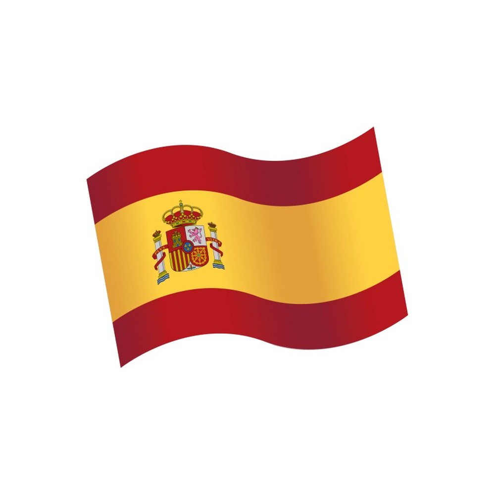 Spansk Flag Trækonfetti - 16 stk | Spanien Konfetti - Temashop
