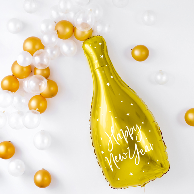 Champagne Happy New Year Folieballon