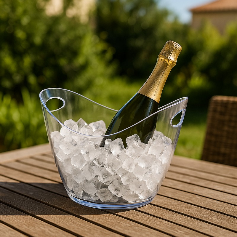 Champagnekøler Transparent Plast