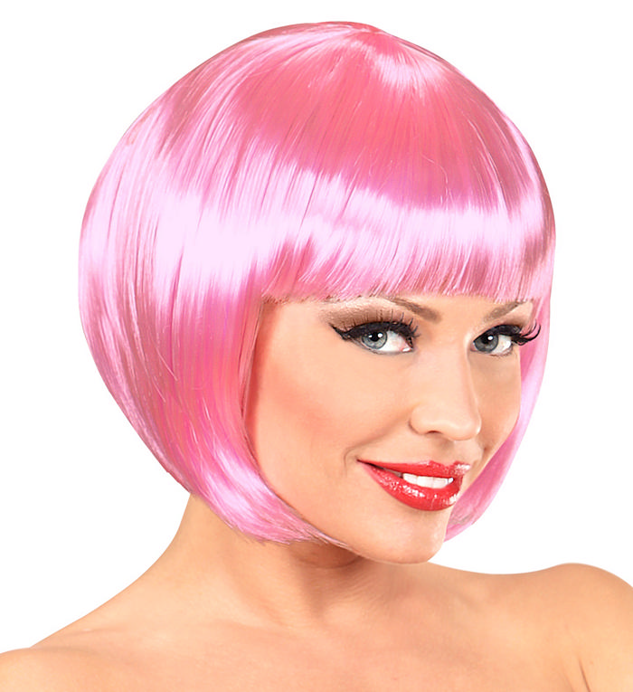 Chanel Paryk Sart Pink | 80'erne Totally Paryk - Hovedtilbehør - Temashop