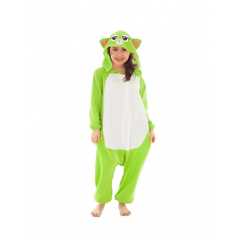 Kat Onesie Børnekostume
