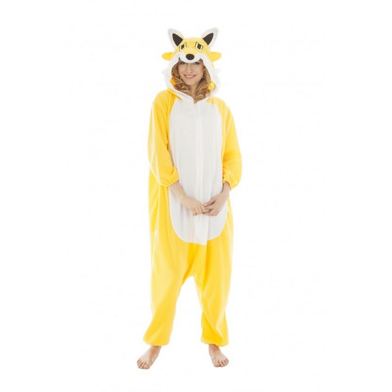 Ræv Onesie Teen Kostume - Dyr kostume til børn i størrelserne 164 | Ræv udklædning til børn - Temashop