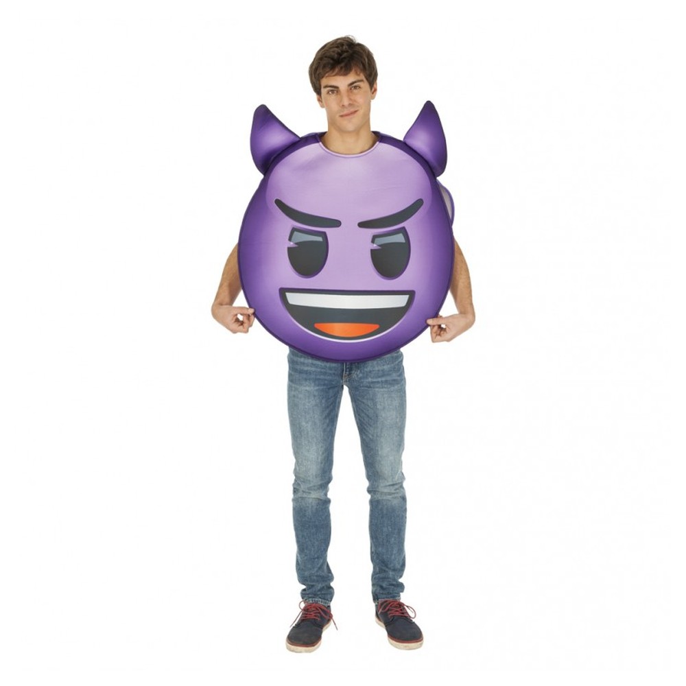 EmojiÂ® Djævel Kostume Lilla