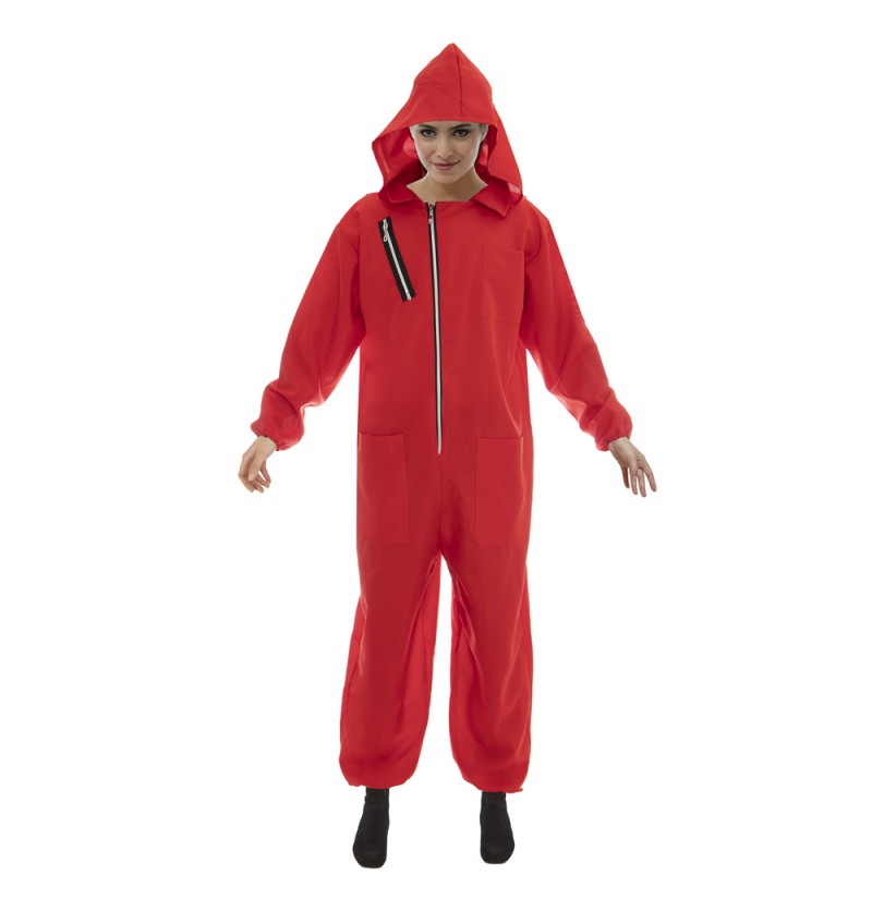 Casa de Papel Rød Heldragt Børnekostume - Halloween kostume til voksne i størrelserne 152-164 | Casa de Papel - Temashop