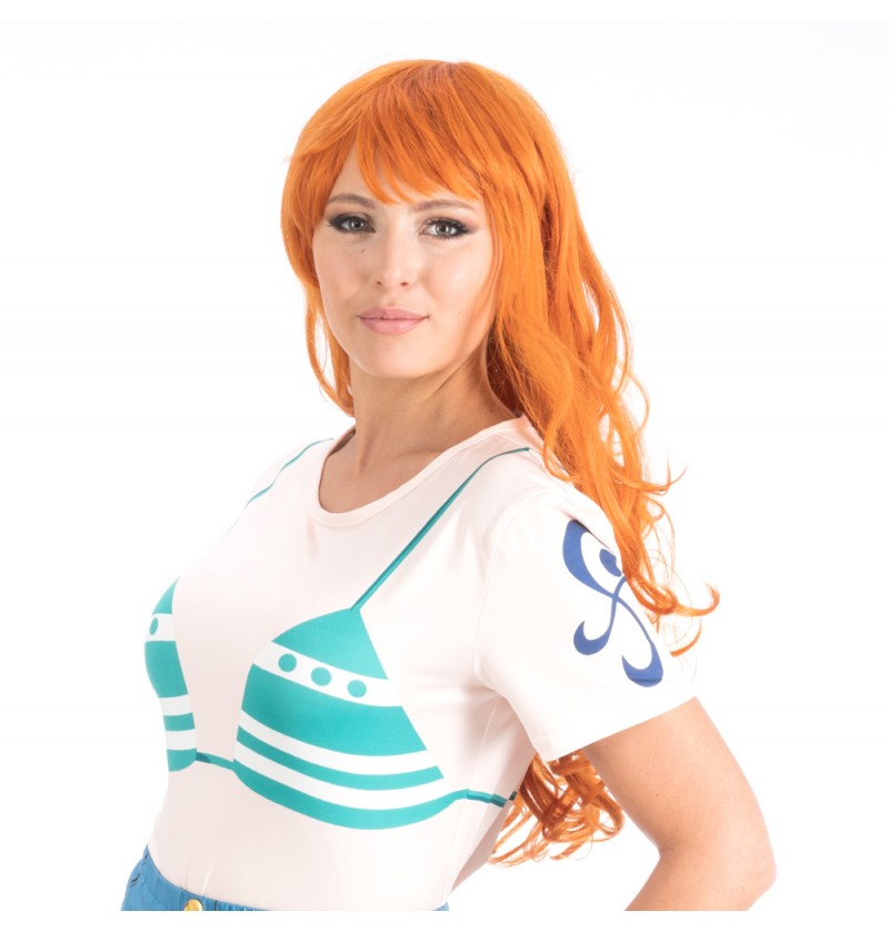 One Piece Nami Paryk Orange | One Piece Paryk - Hovedtilbehør - Temashop