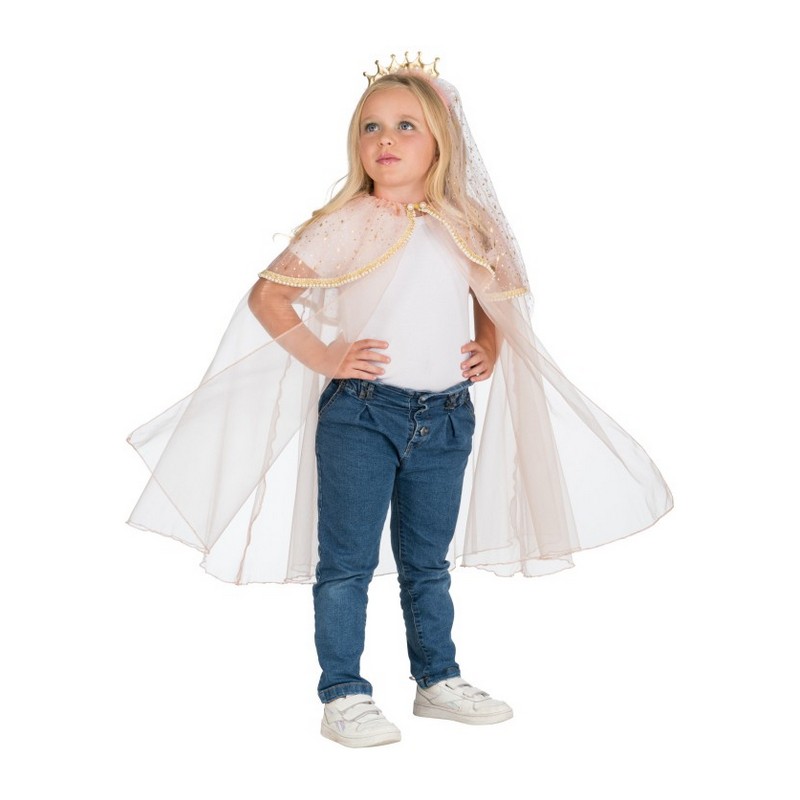 Prinsesse Kappe & Hårbøjle Børnekostume