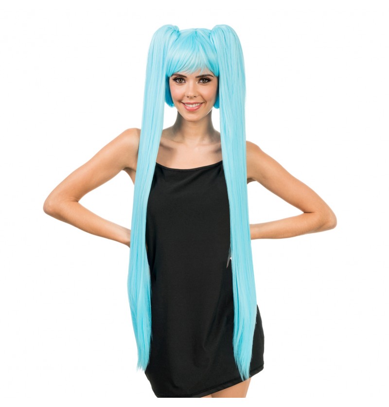 Anime Hatsune Miku Paryk Blå