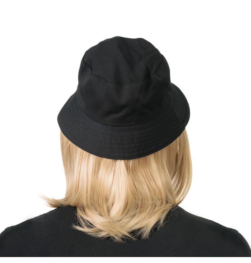 Blond Paryk Med Sort Bøllehat | Berømte mennesker Paryk - Hovedtilbehør - Temashop
