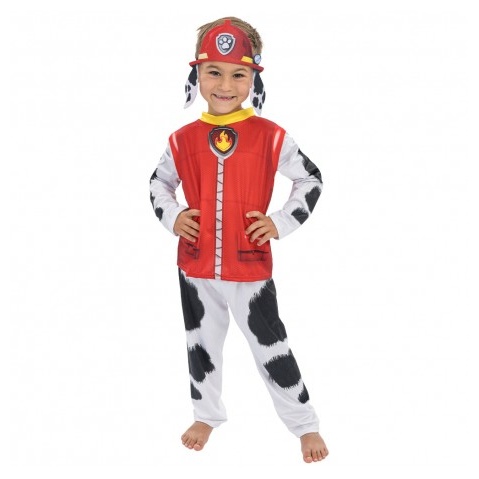 Paw Patrol Marshall Børnekostume - Børne TV kostume til børn i størrelserne 104-128 | Paw Patrol udklædning til børn - Temashop