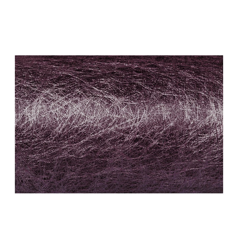 Glimmer Dekorationsbånd Blomme - 1 rulle (10 cm x 10 m) | Lilla tema Bånd - Temashop