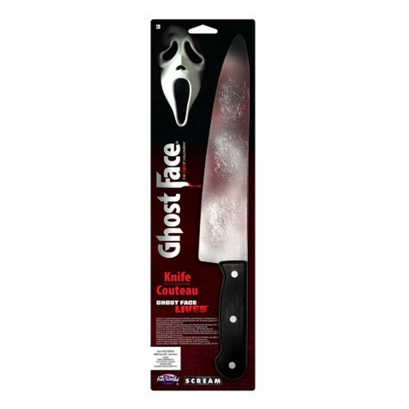Ghostface Kniv (38 cm) | Scream Våben - Kropstilbehør - Temashop