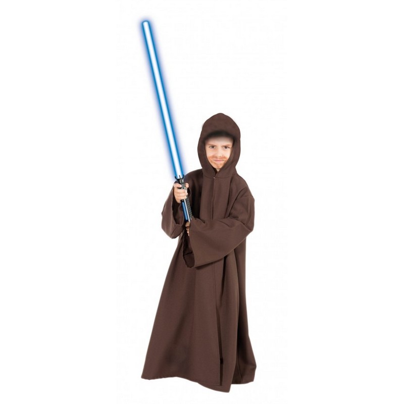 Ridderkåbe Børnekostume Brun - TV-serier / Film kostume til børn i størrelserne 116 | Star Wars udklædning til børn - Temashop