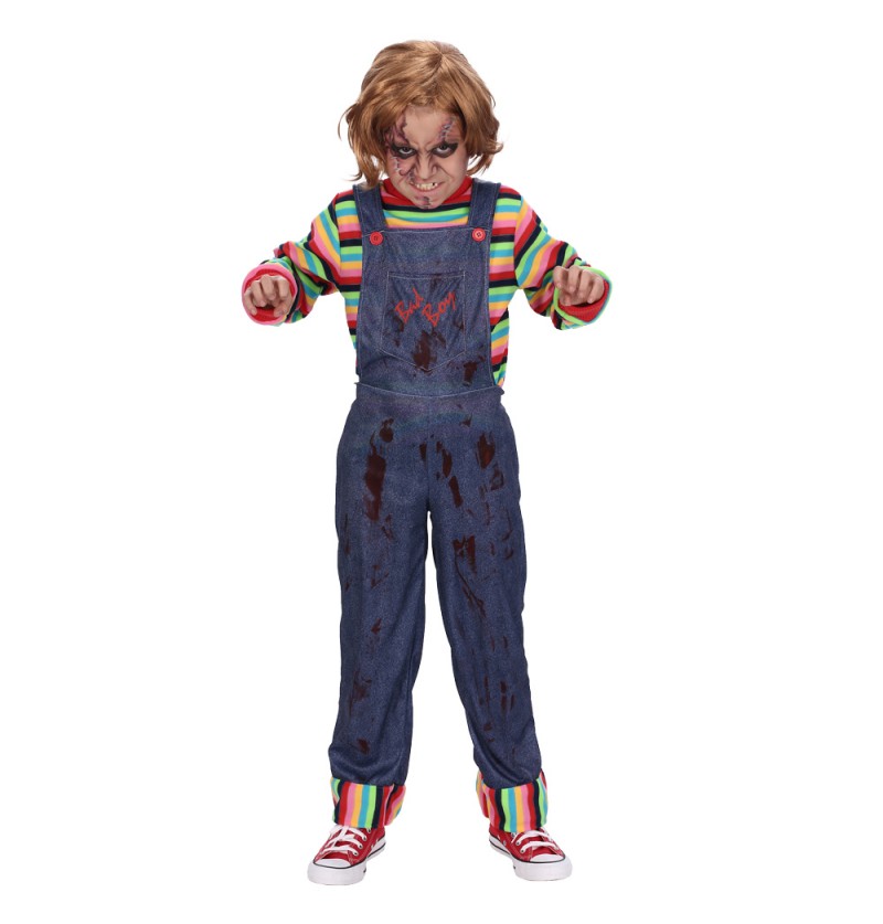 Chucky Børnekostume - TV-serier / Film kostume til børn i størrelserne 128-152 | Chucky udklædning til børn - Temashop