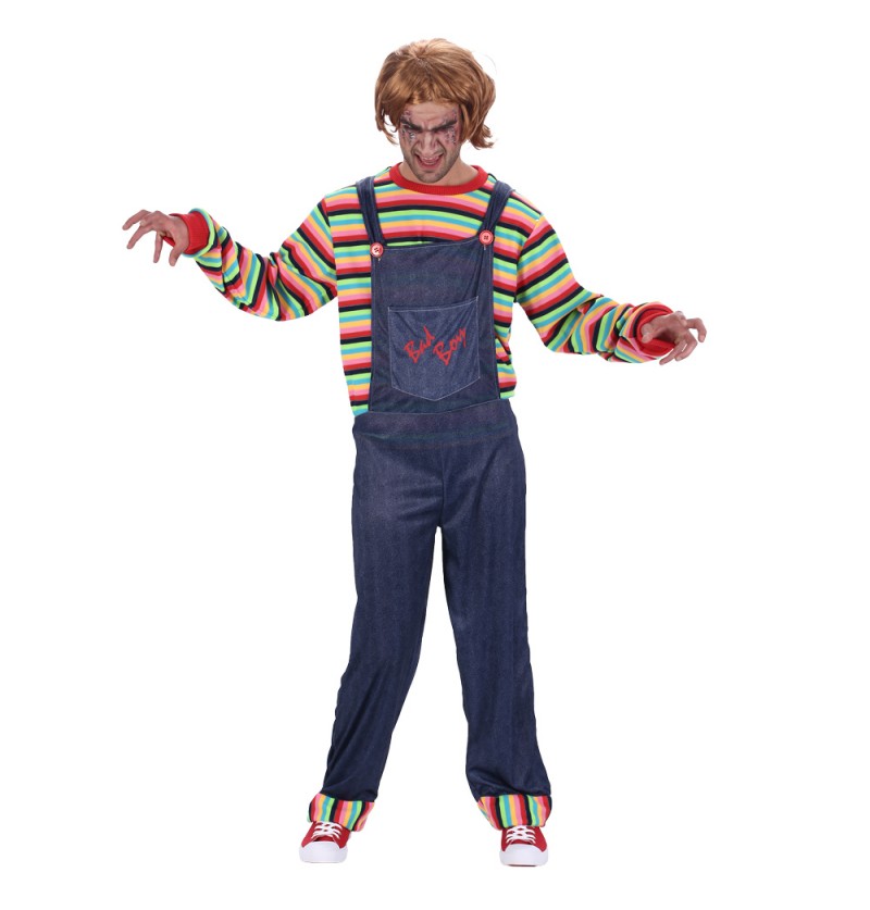 Chucky Kostume - TV-serier / Film kostume til voksne i størrelserne M-XL | Chucky kostume til mænd - Temashop