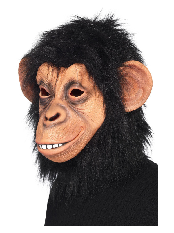 Chimpansemaske | Abe Maske - Hovedtilbehør - Temashop