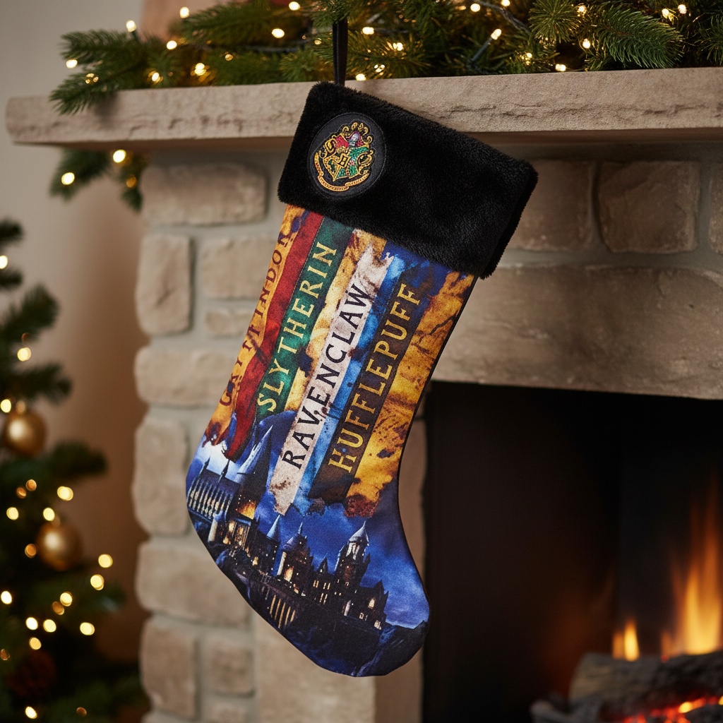 Harry Potter Julesok - 1 stk (48 cm) | Harry Potter Julepynt - Temashop