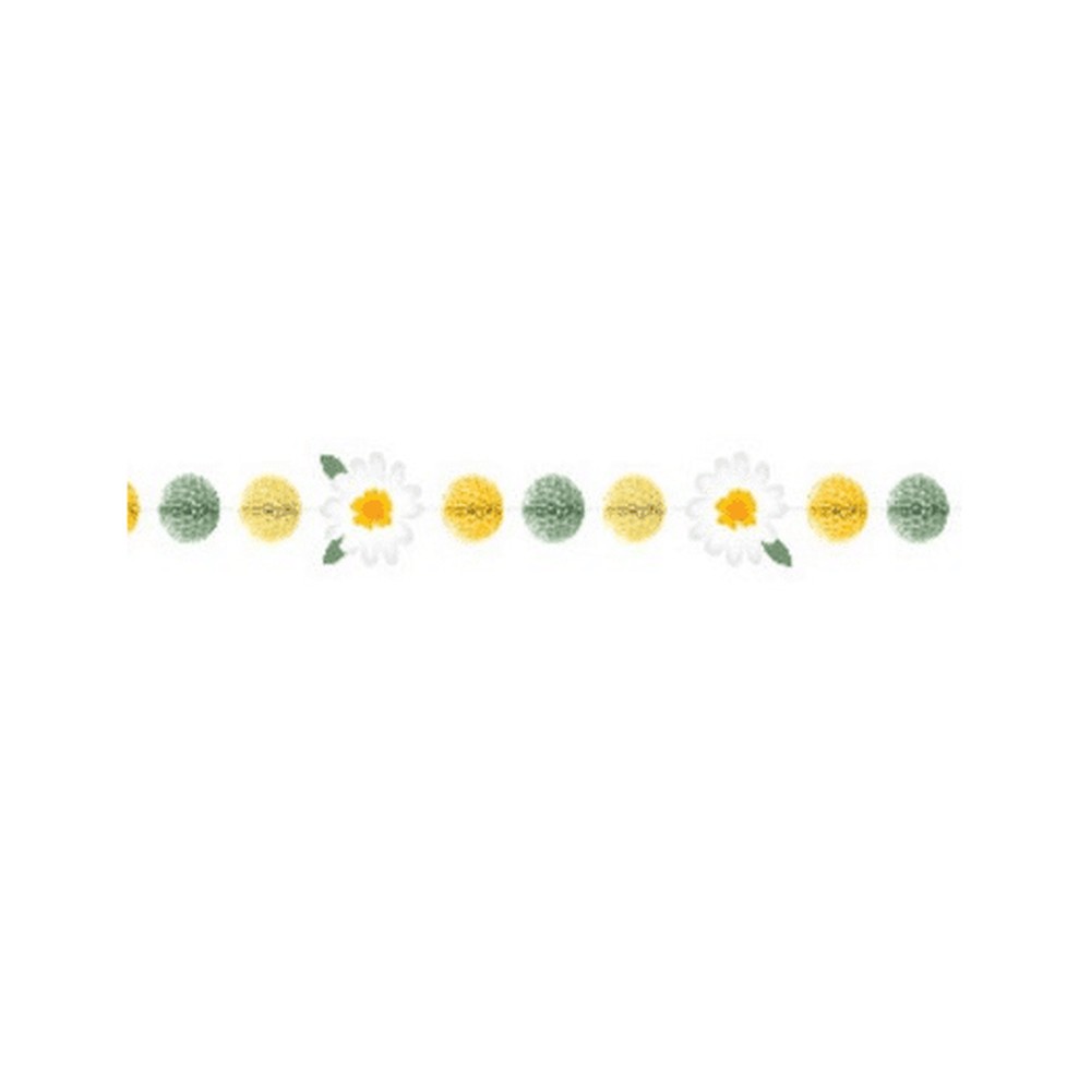 Sommerlig Tusindfryd Guirlande - 1 stk | Blomst Guirlander - Temashop