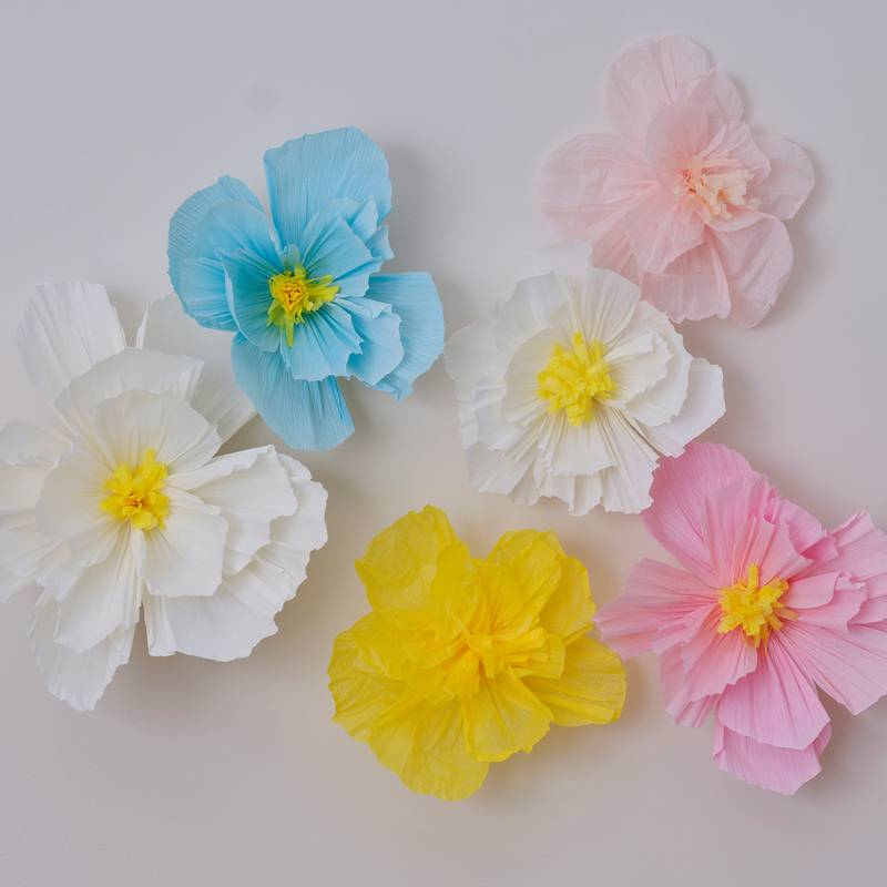 Crepe Blomster