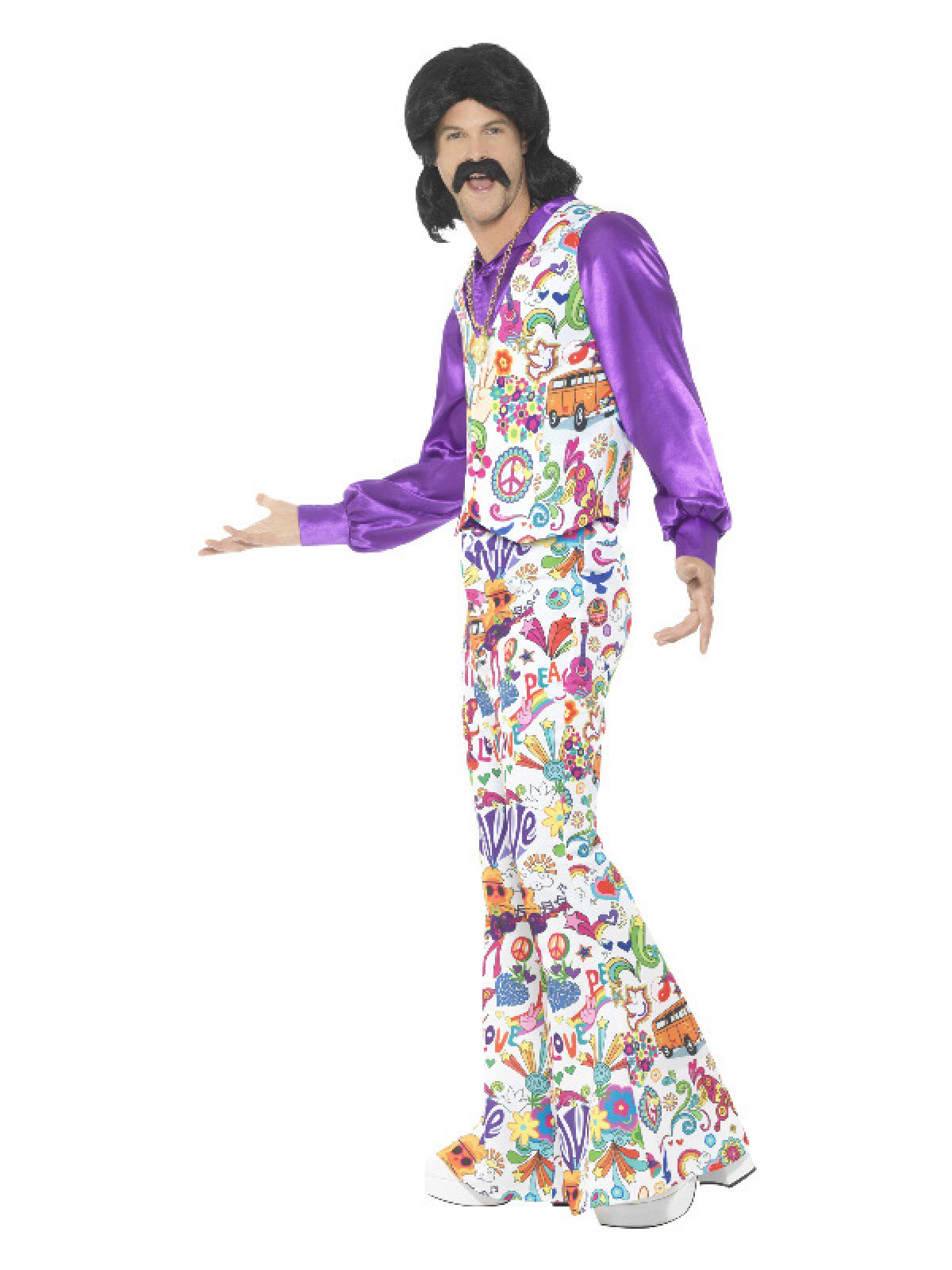 Køb 60er Groovy Hippie Kostume til kun 249 kr | Lynhurtig Køb 60er Groovy Hippie Kostume til kun 249 kr | Lynhurtig