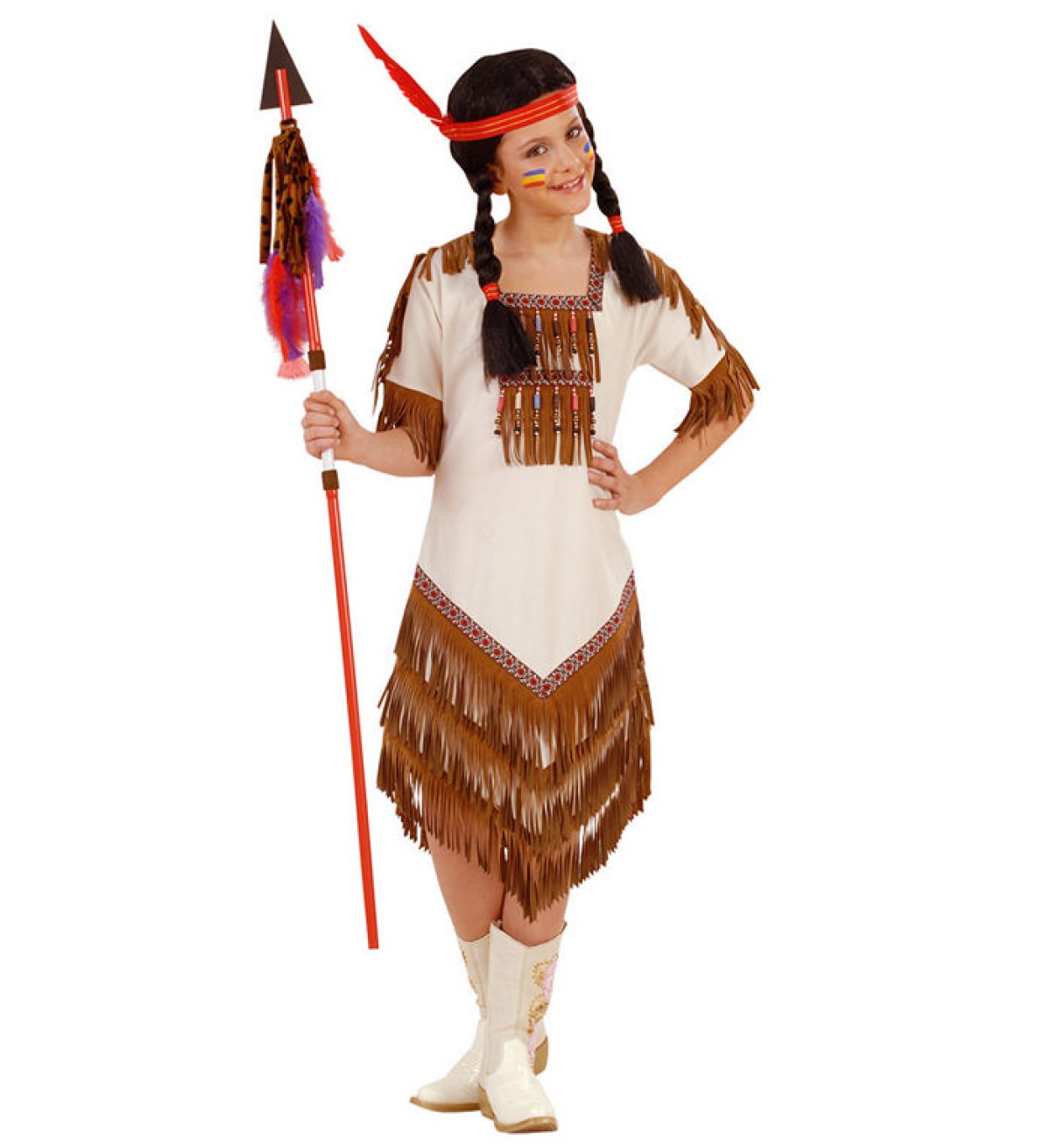 Køb Sød Indianer Pige Børnekostume kun 299 | Temashop.dk