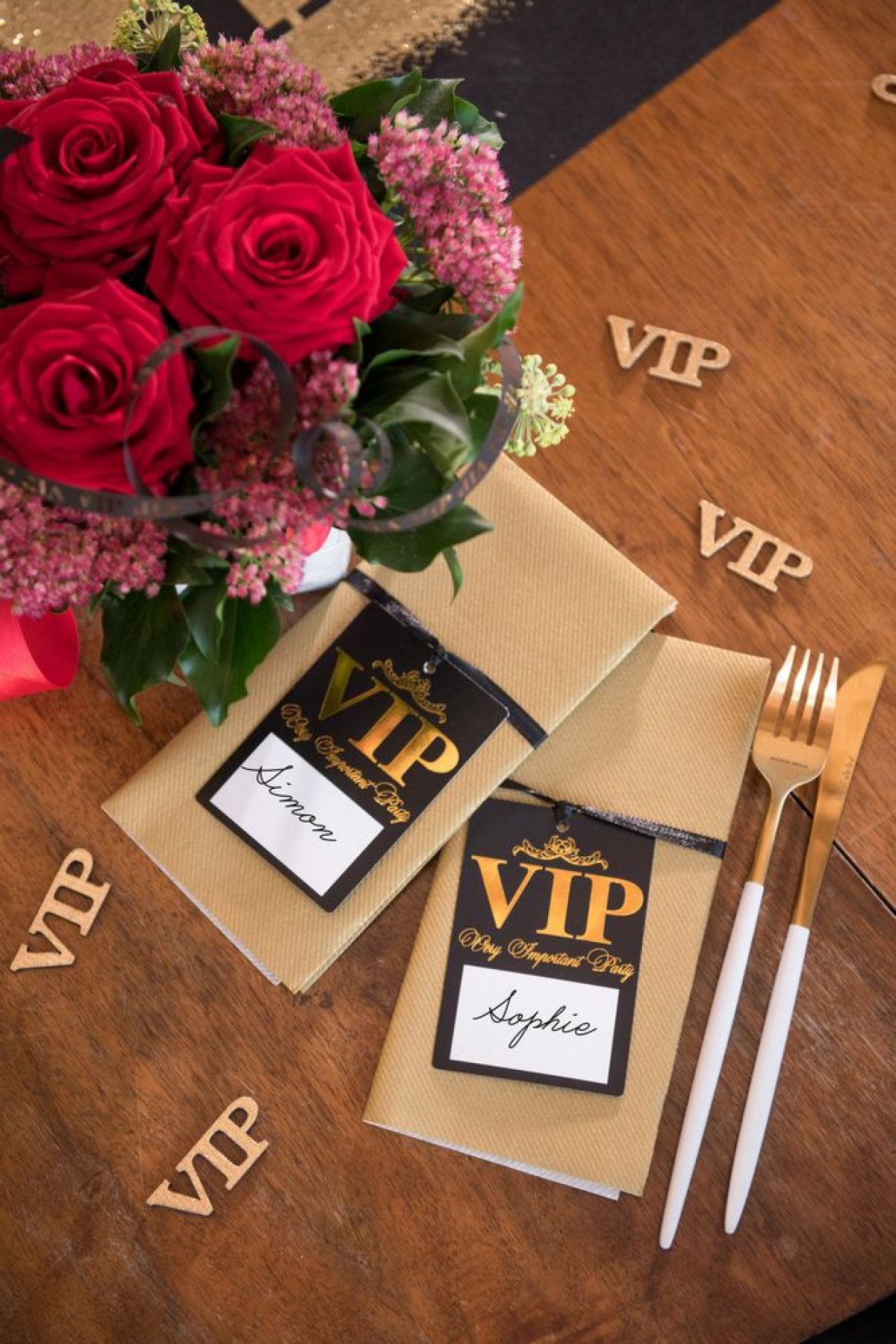 Bordkort VIP til 29 kr. på Temashop.dk