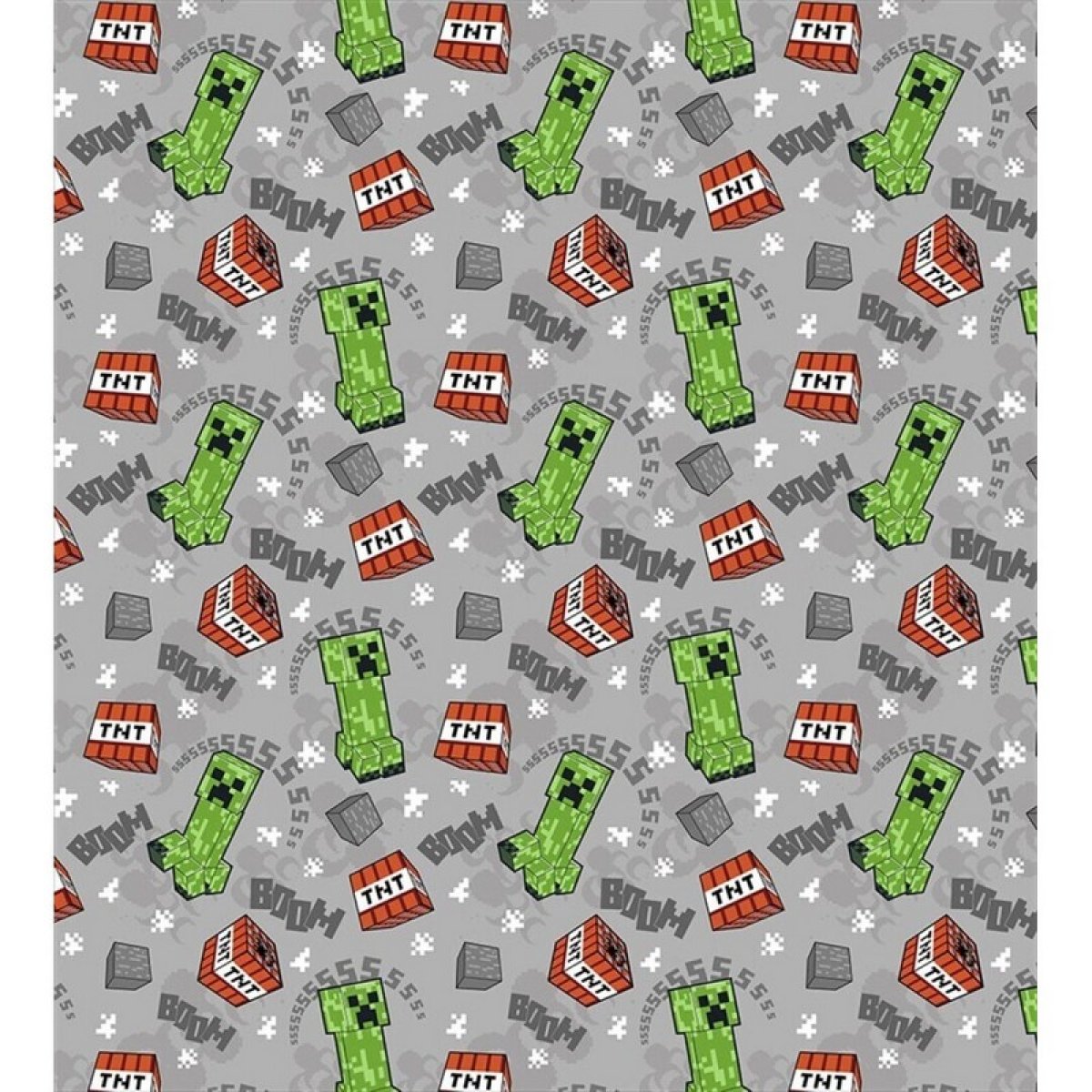 Minecraft® TNT Flannel Fleecetæppe til 149 kr. på Temashop.dk