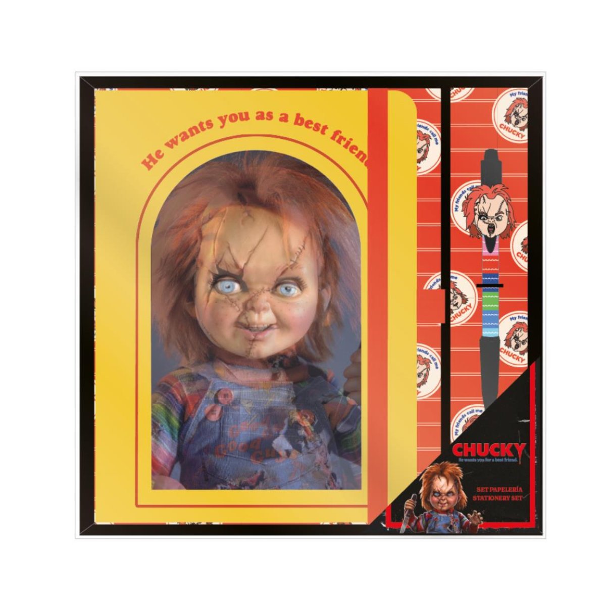 Chucky® Notesbog & Pen Sæt til 179 kr. på Temashop.dk