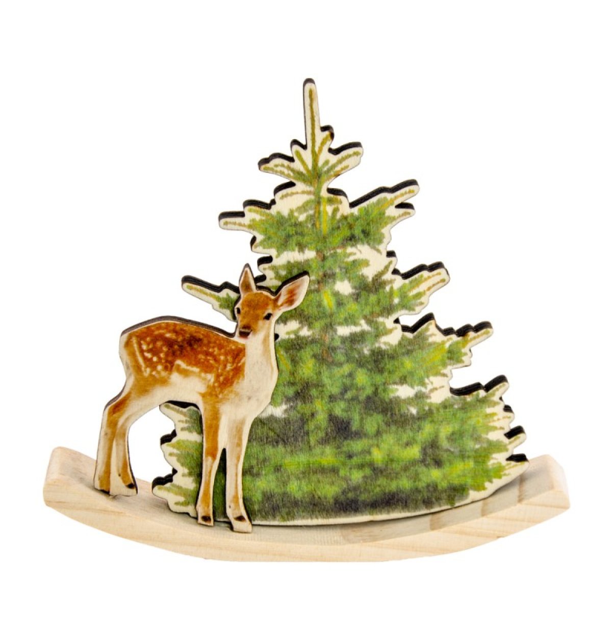 Træ Rensdyr Rensdyr Julepynt I Træ til 59 kr. på Temashop.dk