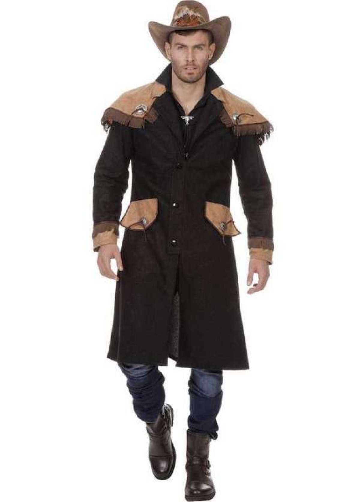 Jeg har erkendt det sværge igennem Køb Cowboy Frakke til kun 399 kr | Temashop.dk