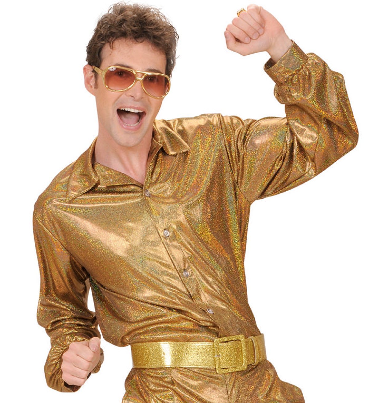 Disco Skjorta Guld main image 1