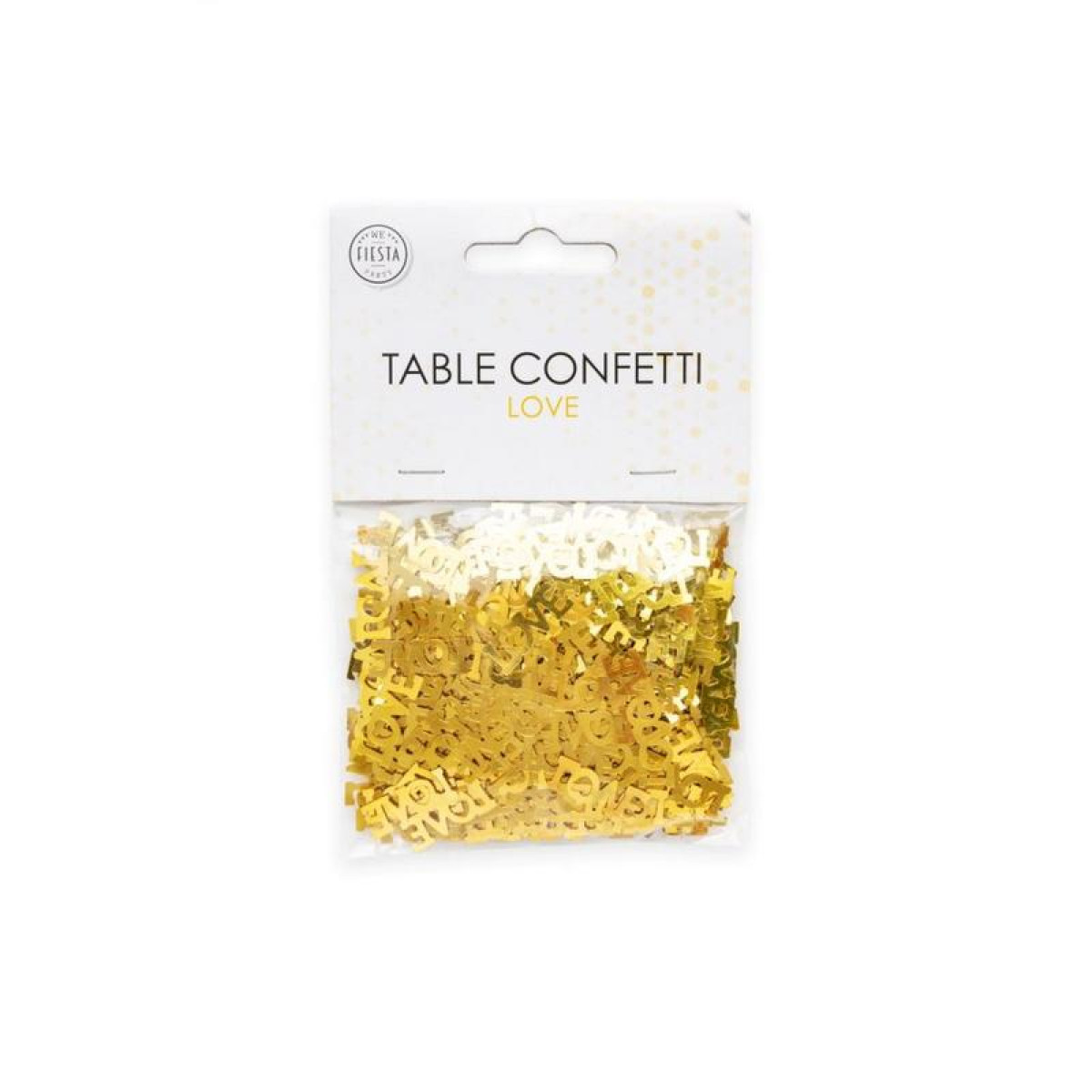 Køb Love Konfetti Guld til kun 19 kr | Temashop.dk