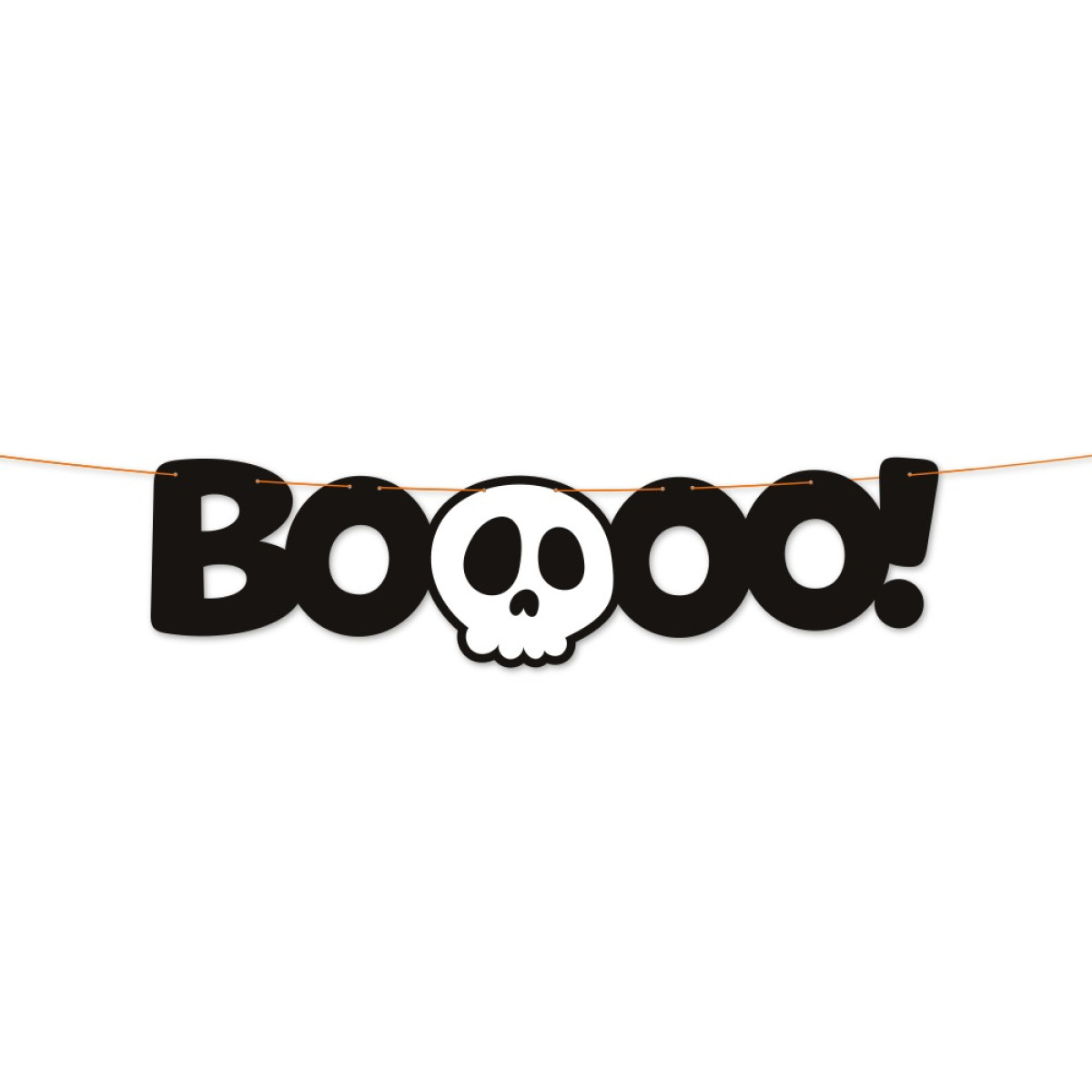 Boooo Halloween BOOOO Banner til 29 kr. på Temashop.dk