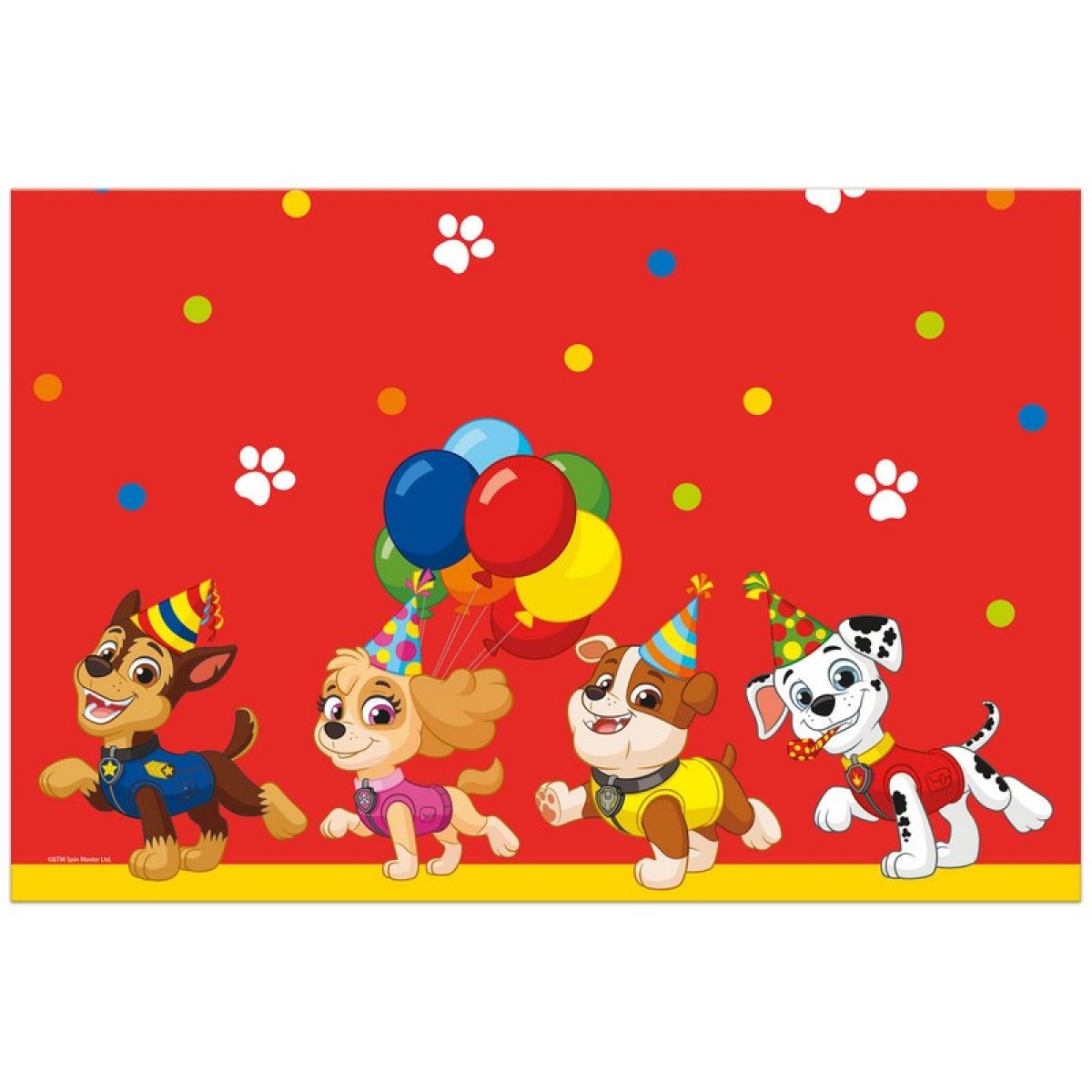 plastduk paw patrol 120x180cm