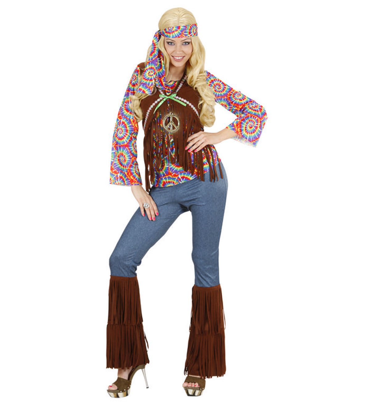 Fortære Compose forsendelse Køb Groovy Hippie Kostume til kun 349 kr | Temashop.dk