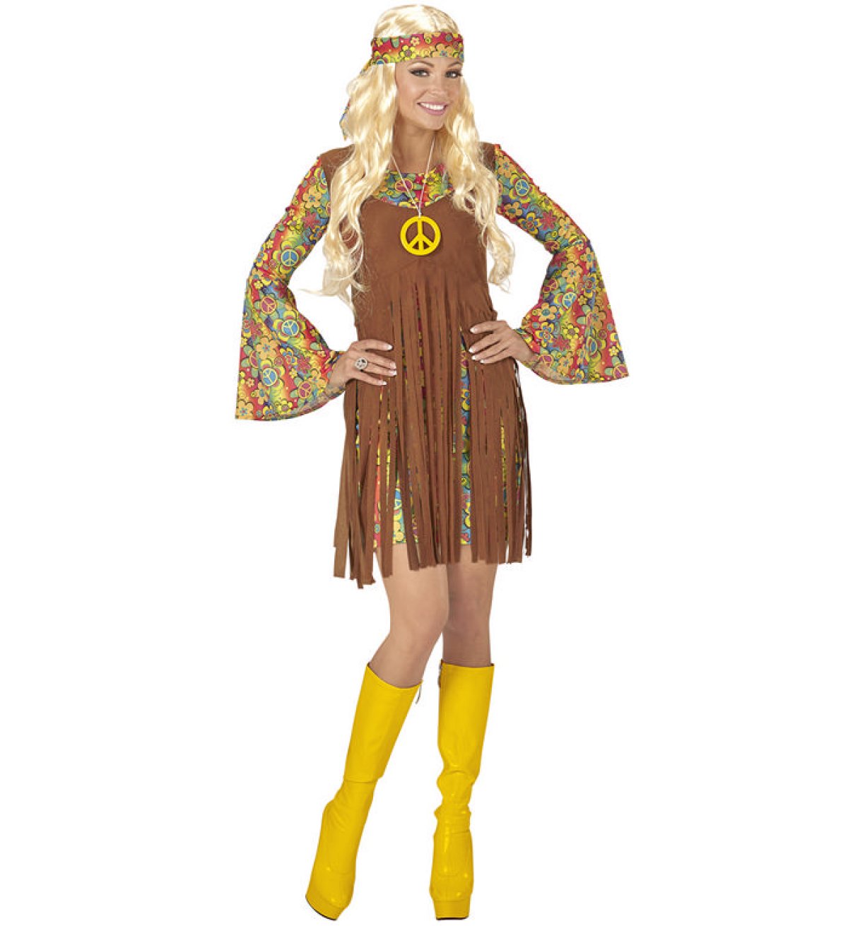 Køb Jordens Hippie Kjole Kostume til kun kr |