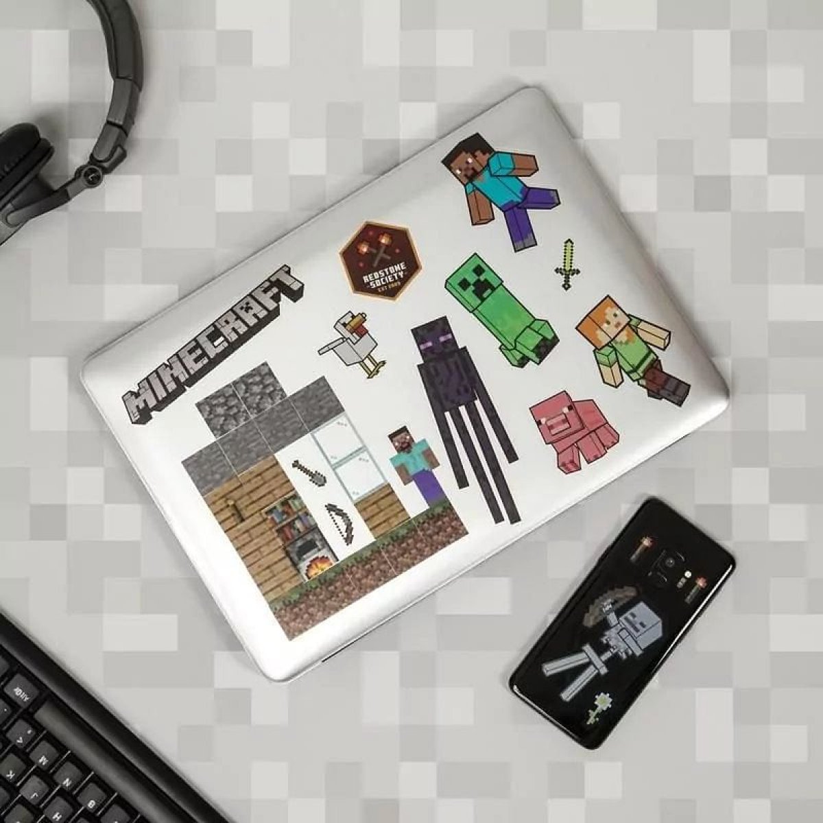 Køb Minecraft Gadget Klistermærker til kun kr | Lynhurtig 24t levering | Temashop.dk
