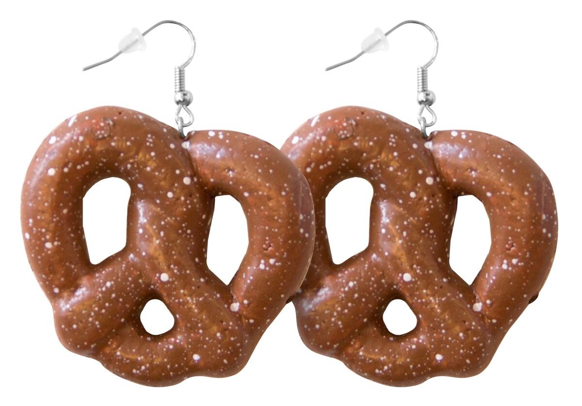 Køb Oktoberfest Øreringe, pretzel til kun 25 kr | Lynhurtig 24t