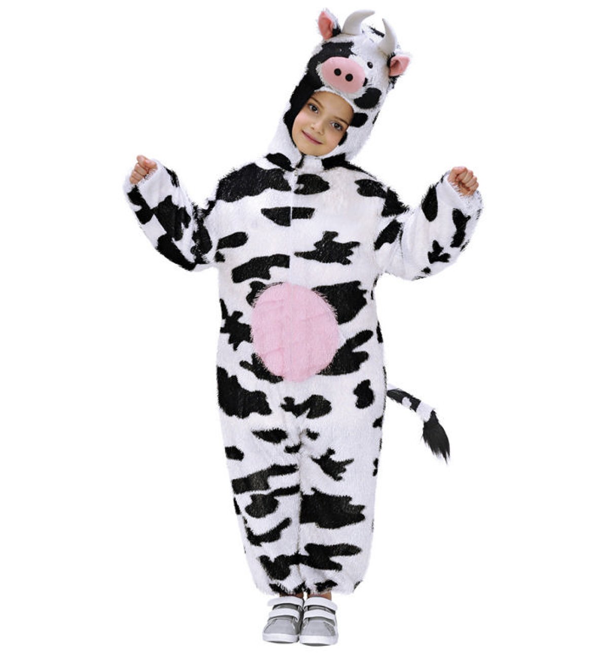 spænding Tillid Vag Køb Plys Ko Børnekostume til kun 199 kr | Temashop.dk