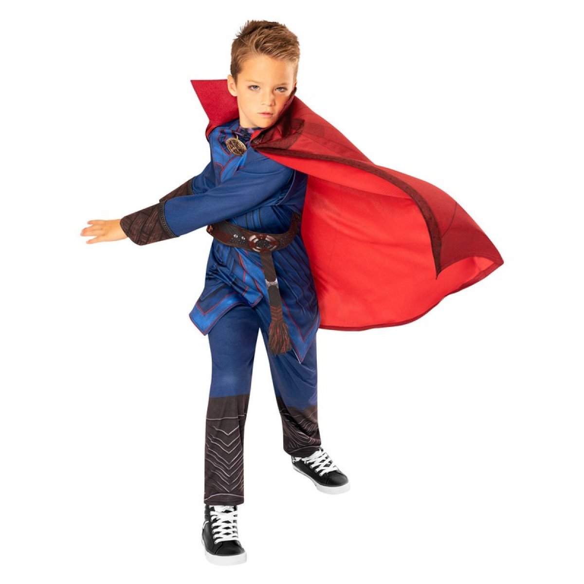 Rubie's Doctor Strange Deluxe Child Costume - Marvel Multiverse Of Madness, Includes Cape & Amulet - View #2