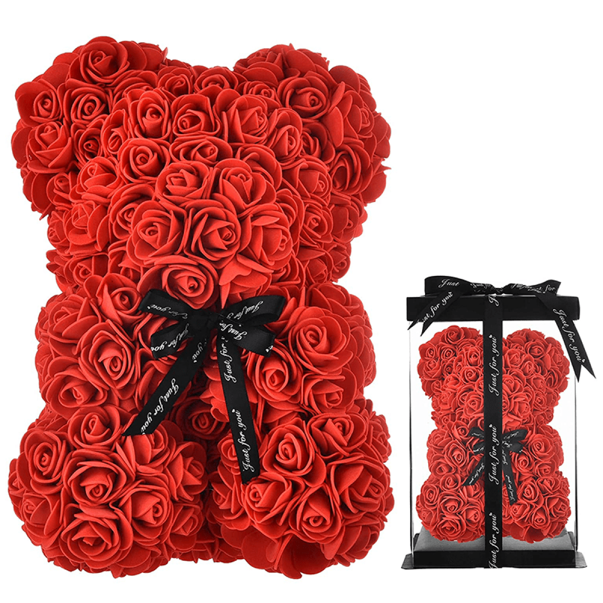 Rød Rose Bamse til 199 kr. på Temashop.dk