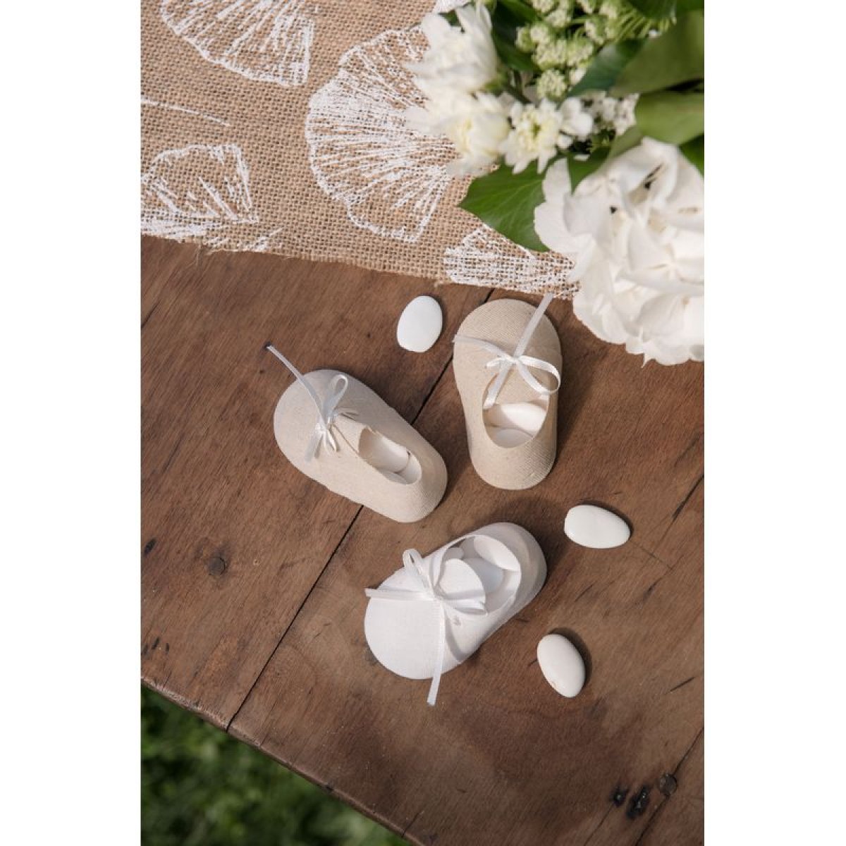 Babysko Bordpynt Hvid til 39 kr. på Temashop.dk