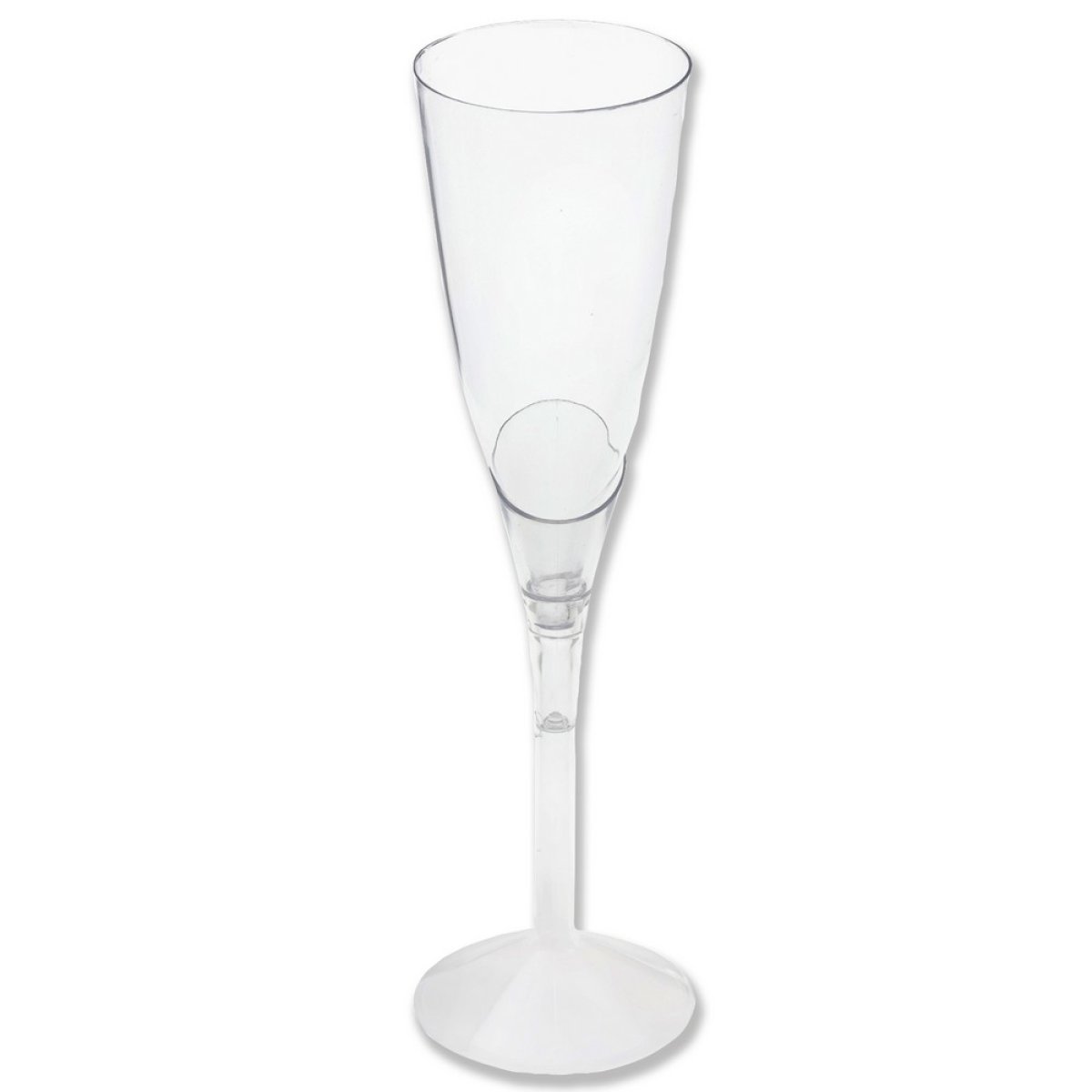 Flute Plast Champagneglas Transparent, 6 champagneglas i plast