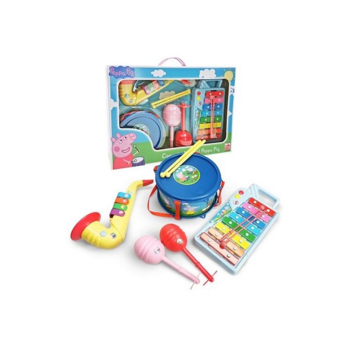 CIJEP Peppa Pig Rouge Ensemble Repas (Assiette, Bol, Verre) - Autre accessoire repas bébé CIJEP Peppa Pig Rouge Ensemble Repas (Assiette, Bol, Verre) - Autre accessoire repas bébé