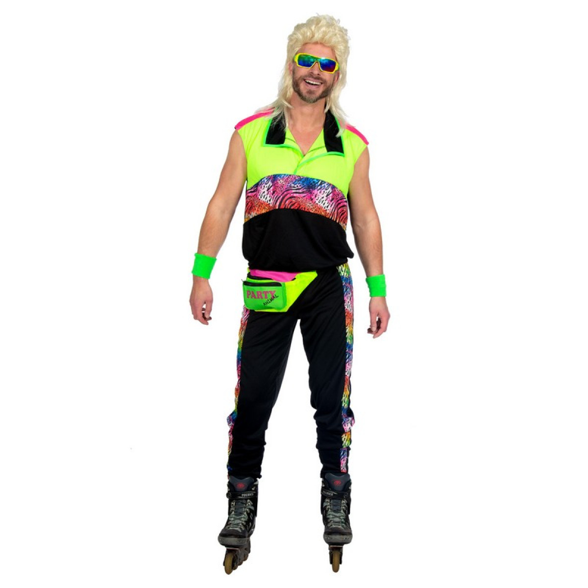 80'er Festival Tiger Kostume til 399 kr. på Temashop.dk