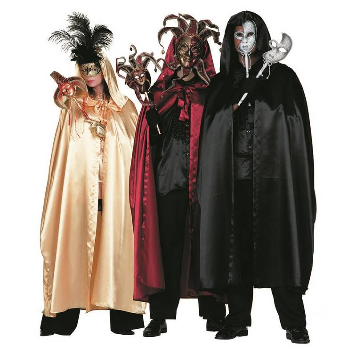 Sort Satin Kappe til 249 kr. på Temashop.dk