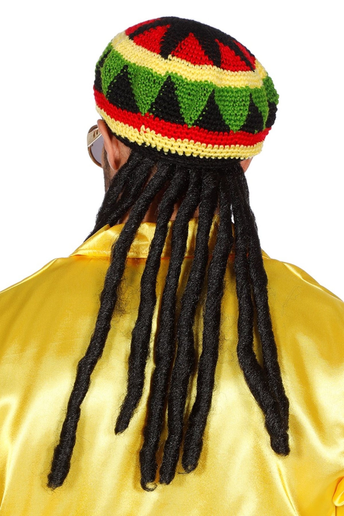 Rasta Hat med Hår til 129 kr. på Temashop.dk