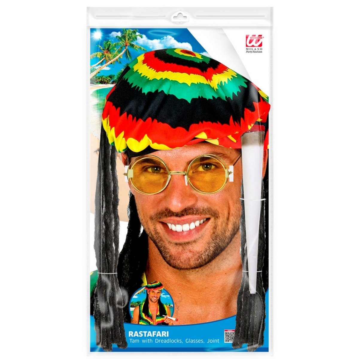 Rasta Dreadlocks Kostume til 129 kr. på Temashop.dk