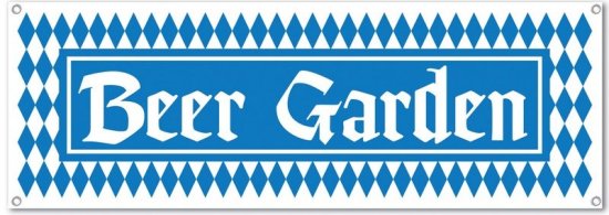 Oktoberfest Beer Garden Banner