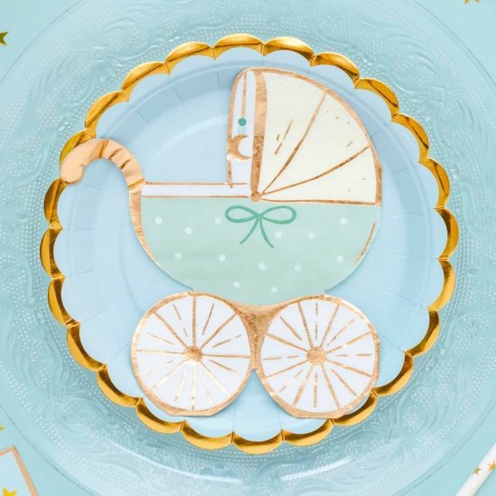 Barnedåb dreng - Køb pynt til dåbsfest for dreng på Temashop.dk